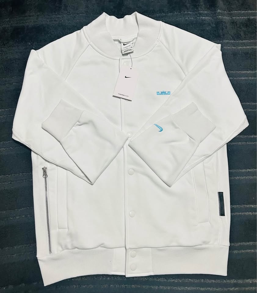 NWT MSRP $135 Nike LeBron White Men's Small Therma-FIT Jacket - photo 2