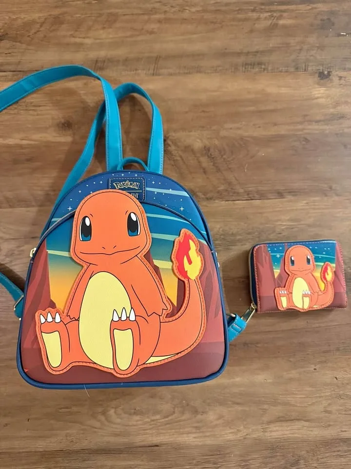 Loungefly Charmander Backpack & Wallet set