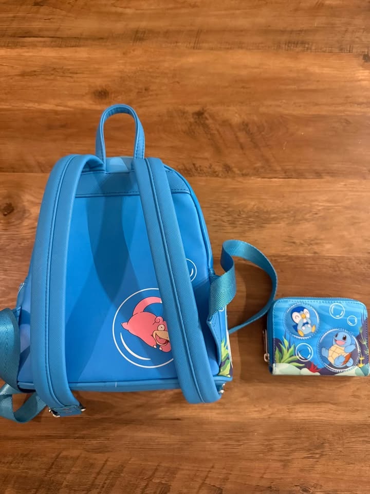 Loungefly Water Type Mini Backpack & Wallet Set - photo 2