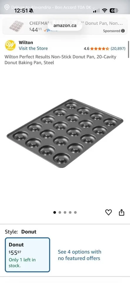 Brand new Wilton donut pan image indicator(3)