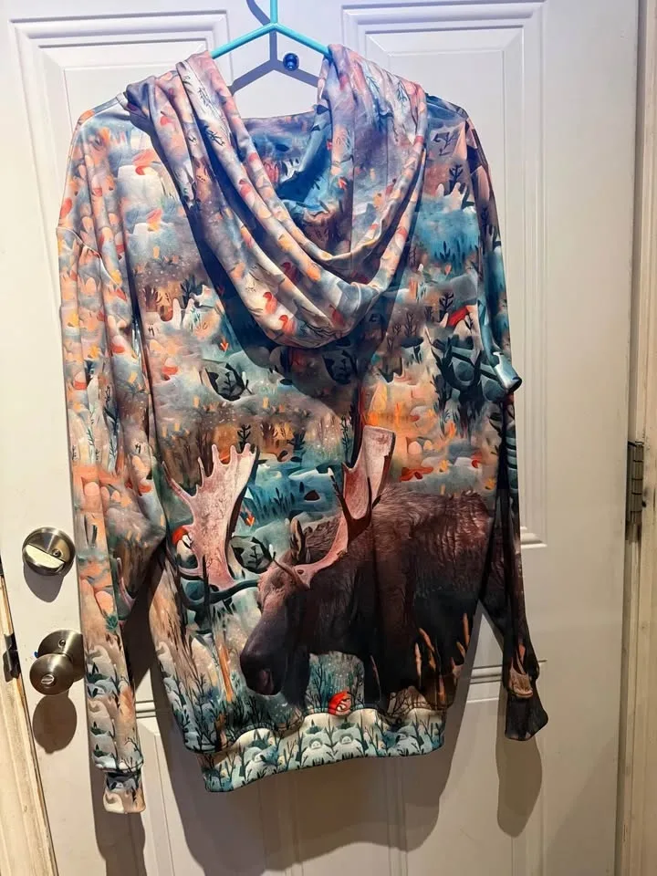 Moose zipper pull hoodie image indicator(2)