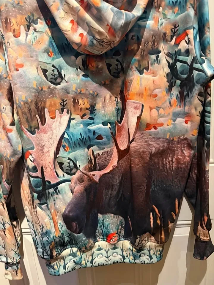 Moose zipper pull hoodie image indicator(3)