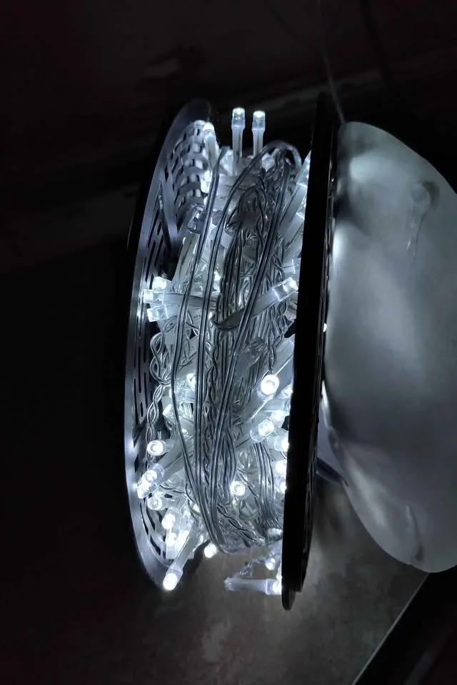 Twinkling Icicle lights with timer, 19'/240 lights - new image indicator(2)