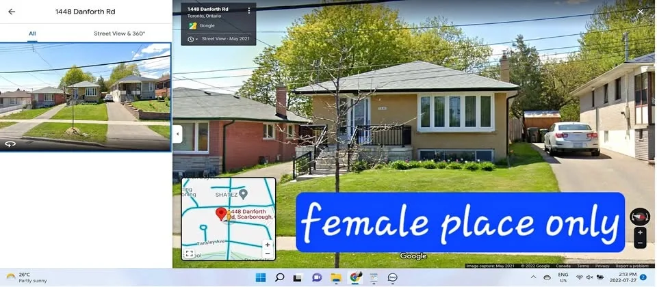 Private room for rent