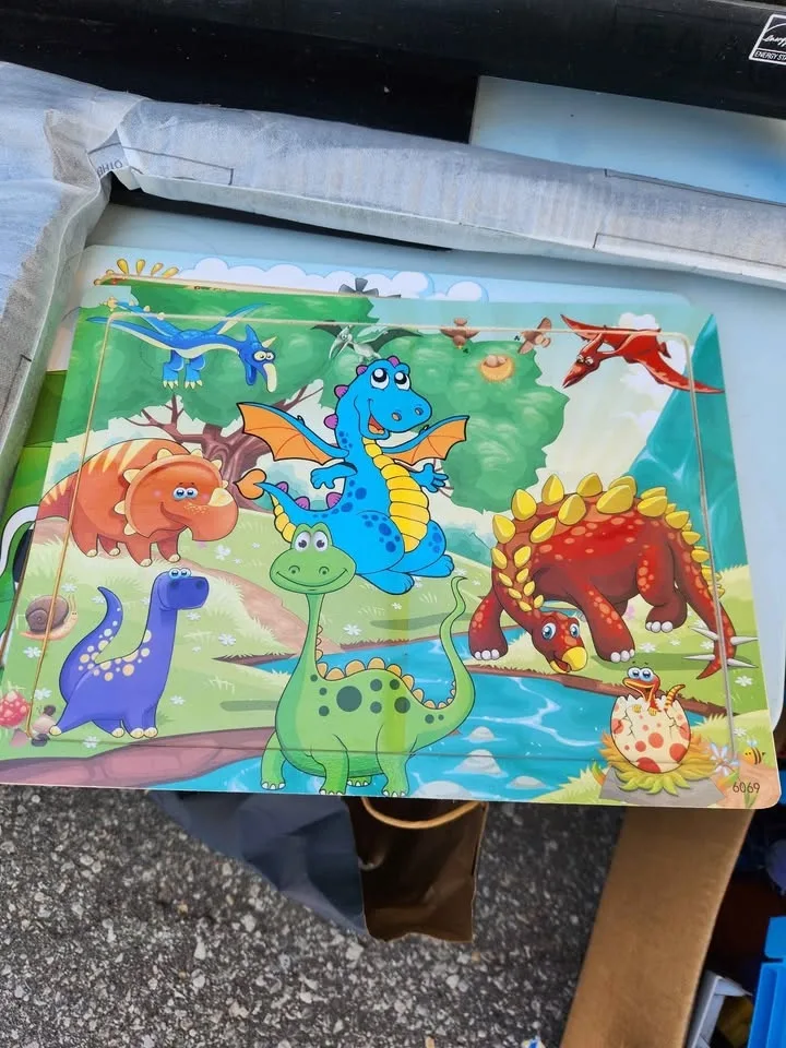 Wooden puzzle sets, each $5, full puzzle set image indicator(2)