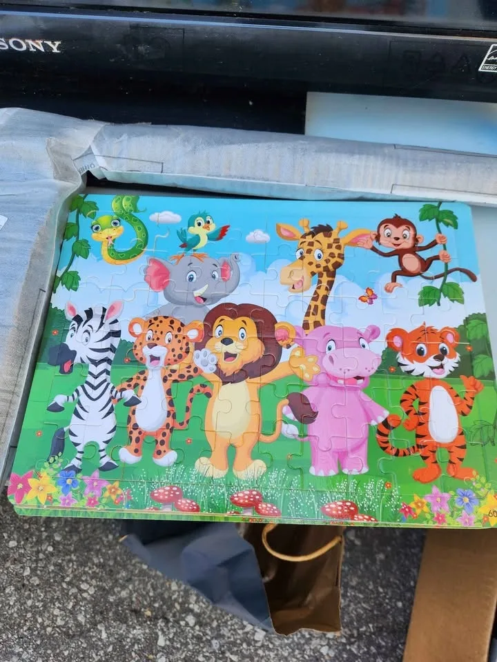 Wooden puzzle sets, each $5, full puzzle set image indicator(4)