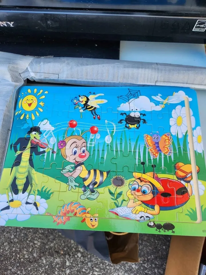 Wooden puzzle sets, each $5, full puzzle set image indicator(6)