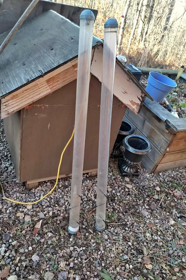 Two Giant Finch Birdfeeders