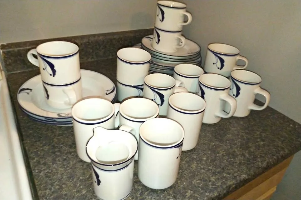 Rare Dansk Flora Bayberry Vintage Dishes