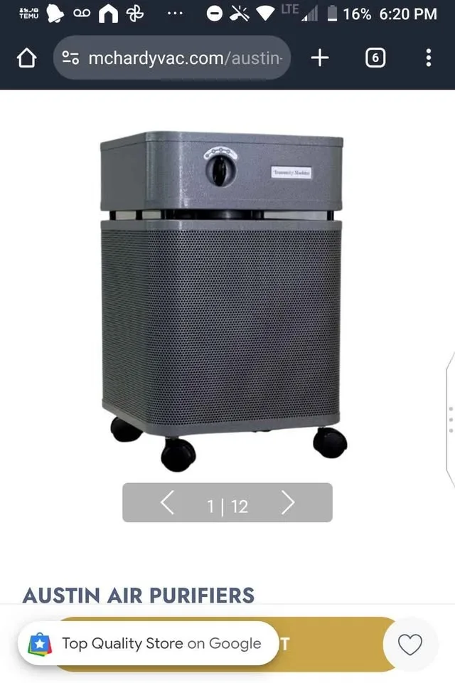 Austin Air Pet Machine HEPA Air Purifier image indicator(2)