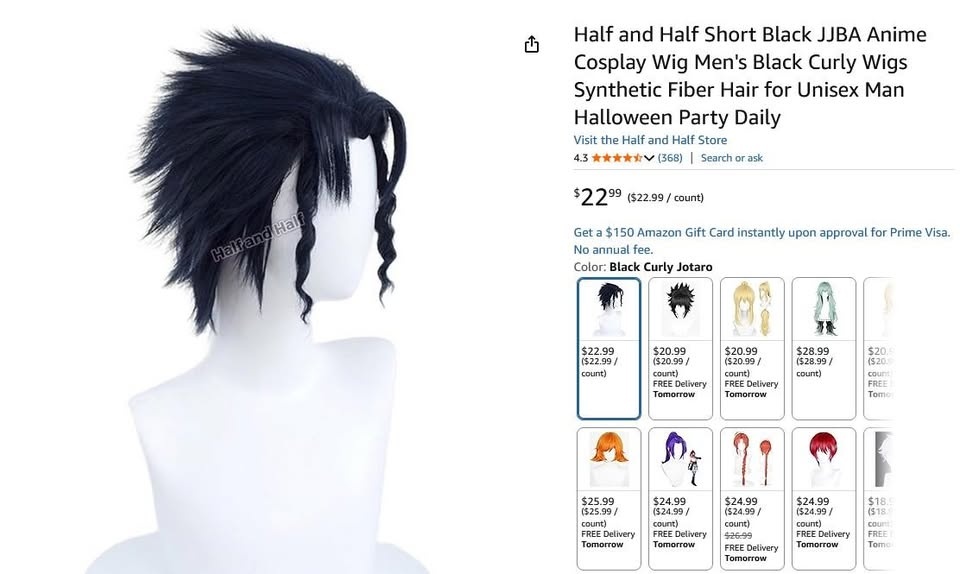 New~Black Short Wig, Cosplay, Anime, Synthetic Hair, Unisex - photo 5