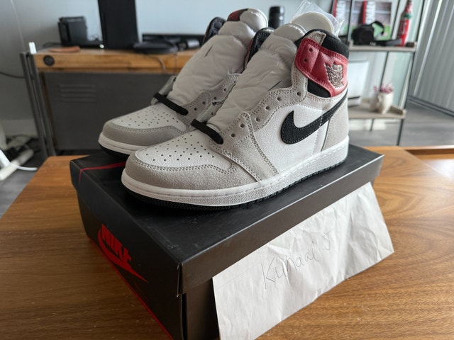 Jordan 1 Retro High Light Smoke Grey Size 9 - photo 3