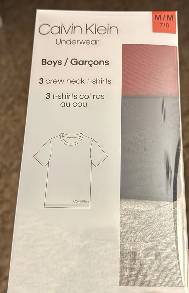 Calvin Klein Boy 7/8 Plain T-Shirt