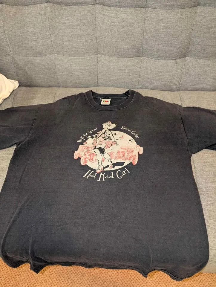 Hot Rod Girl 1950s t-shirt image indicator(2)