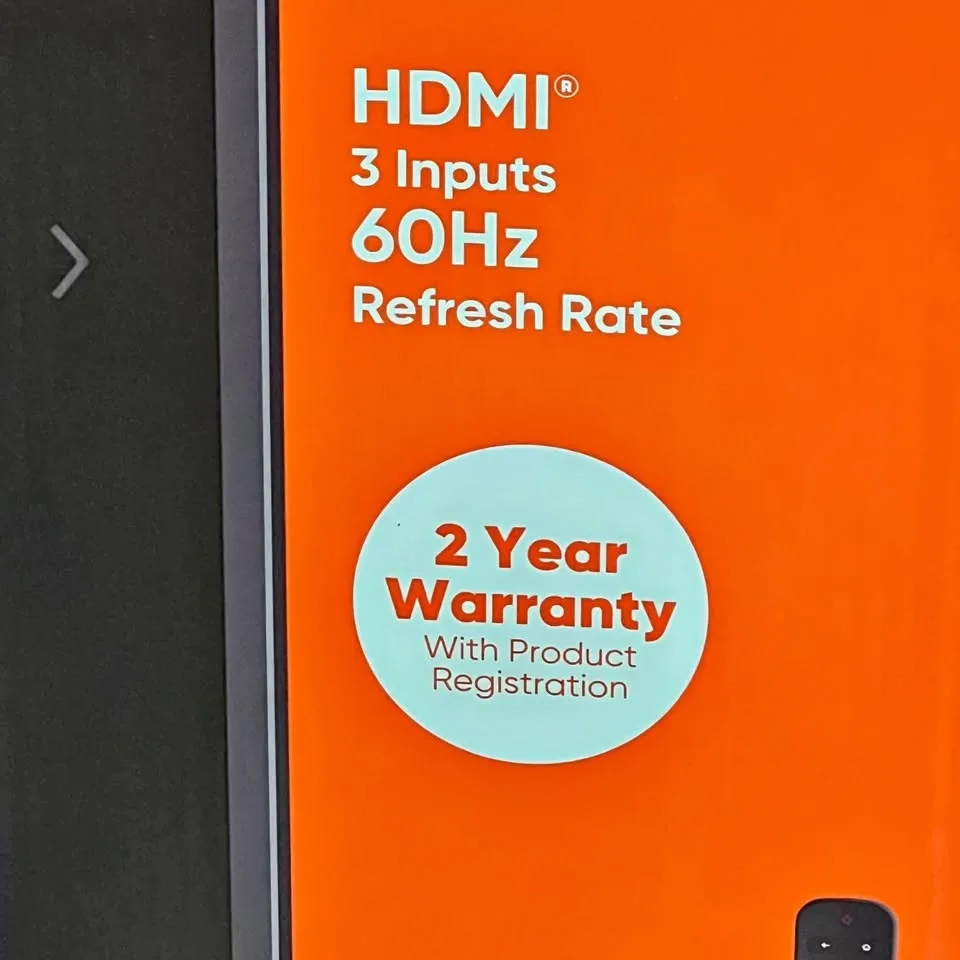 ROKU TV- 1 YEAR WARRANTY