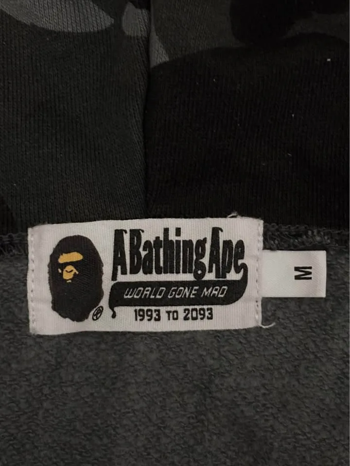 Grey bape hoodie image indicator(8)