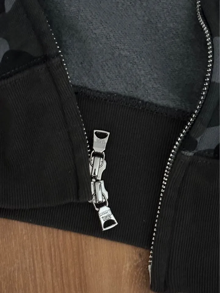 Grey bape hoodie image indicator(10)