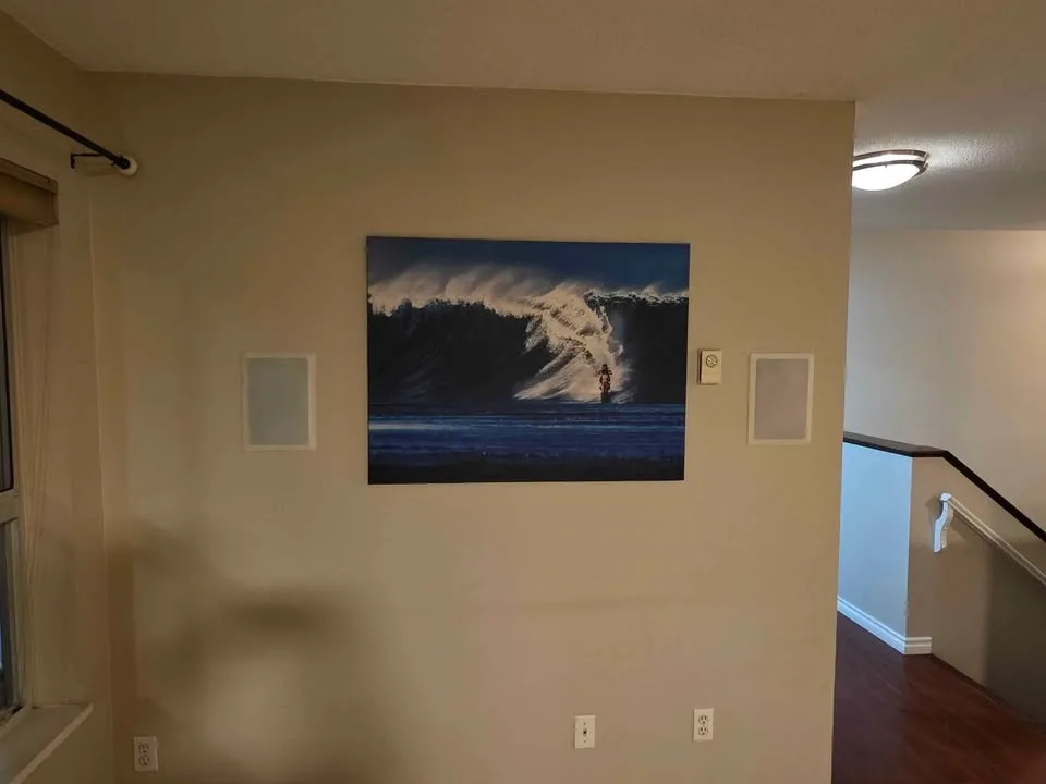 40"x30" Art piece of dirt biker Robby Maddison riding wave image indicator(2)