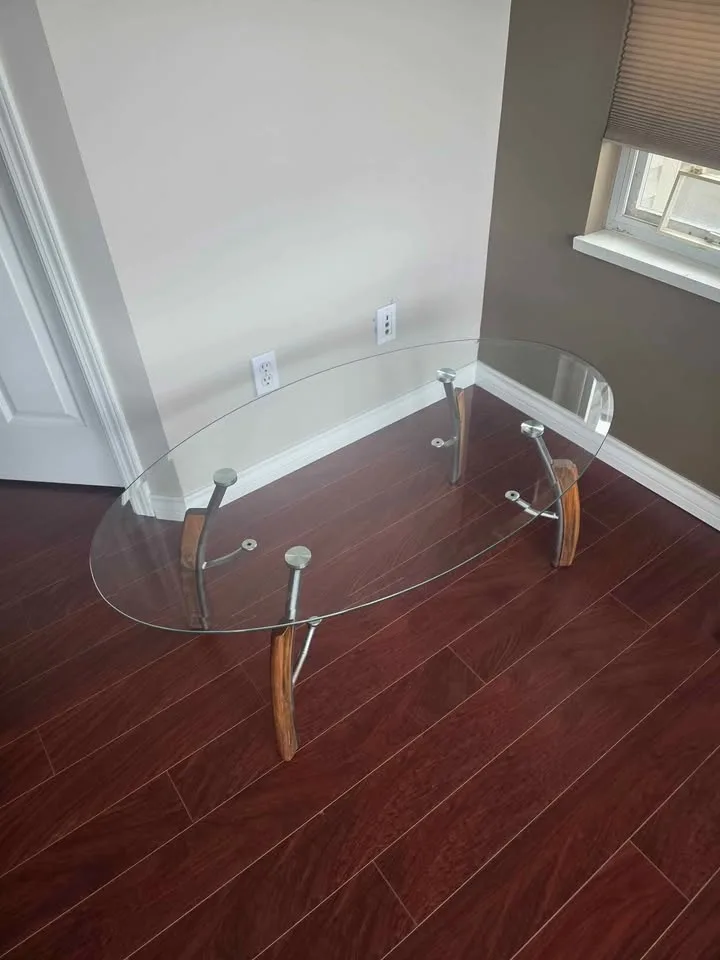 Glass oval coffee table image indicator(2)