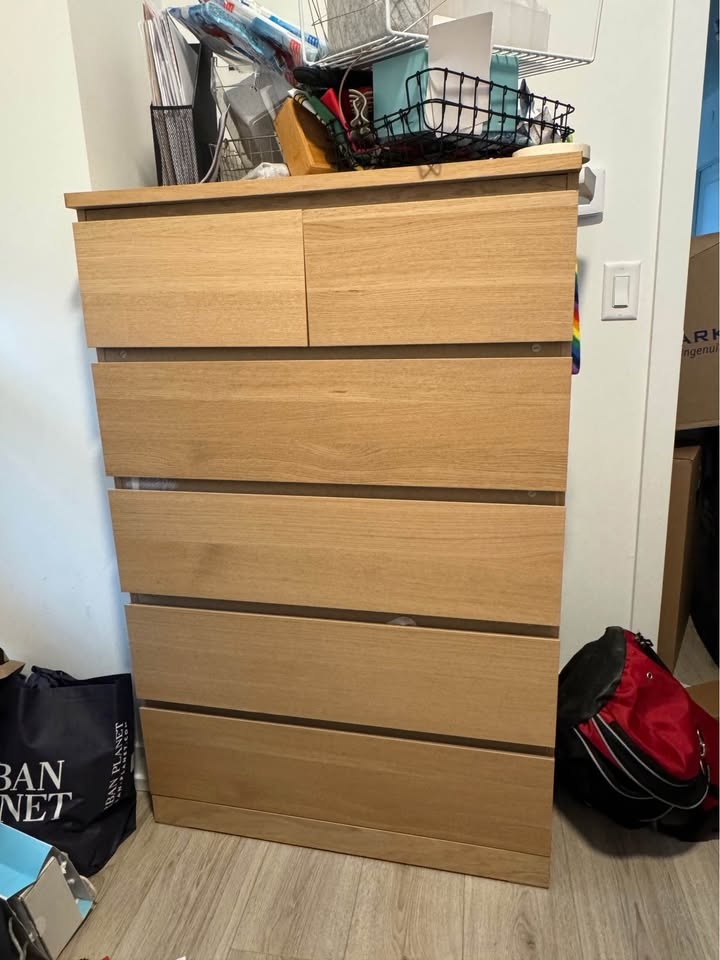 Ikea Dresser 6-drawer OR BEST OFFER MUST GO - photo 2
