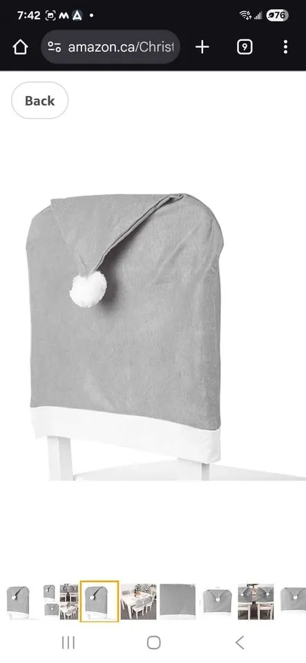 Christmas Chair Cover image indicator(3)