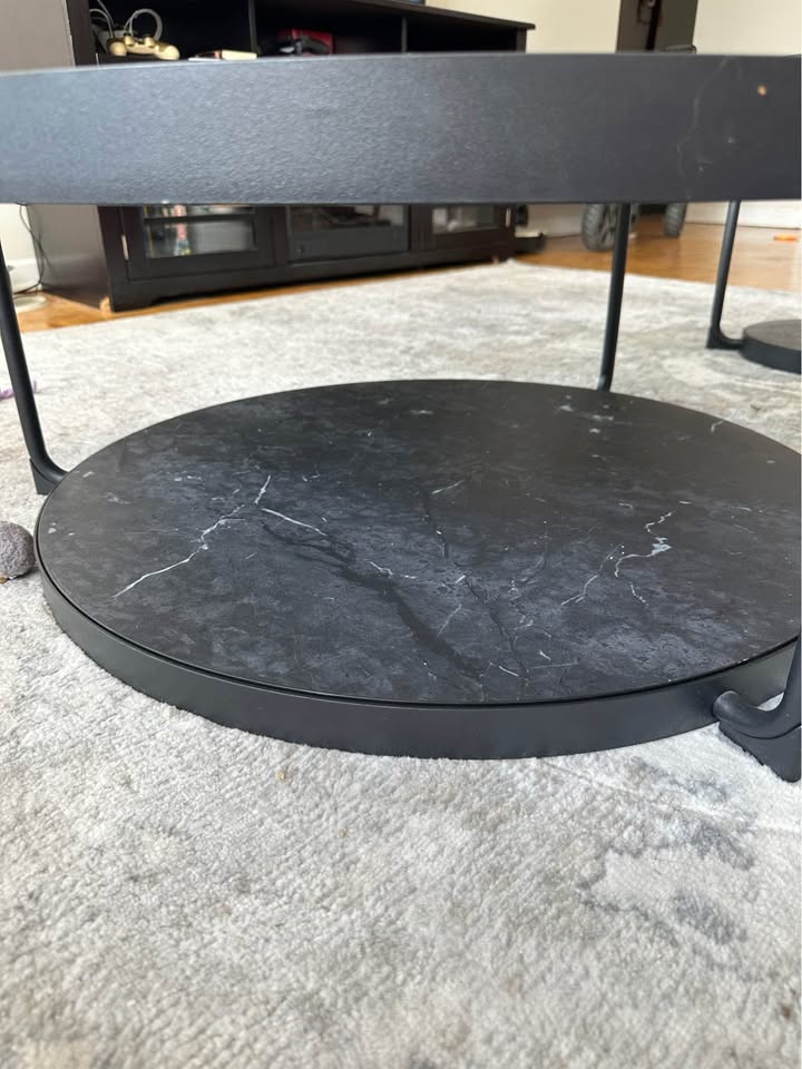 Ikea FRÖTORP Coffee & Side Table (Steel & Glass) - photo 2