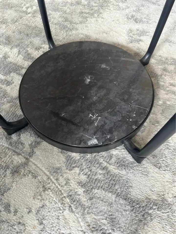 Ikea FRÖTORP Coffee & Side Table (Steel & Glass) image indicator(4)