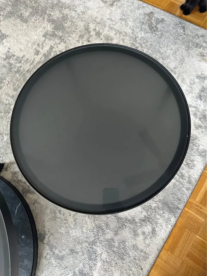 Ikea FRÖTORP Coffee & Side Table (Steel & Glass) image indicator(5)