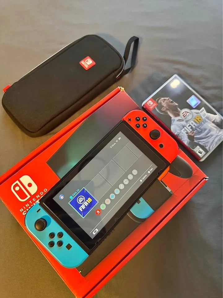 Nintendo Switch V2 with FIFA 18 bundle