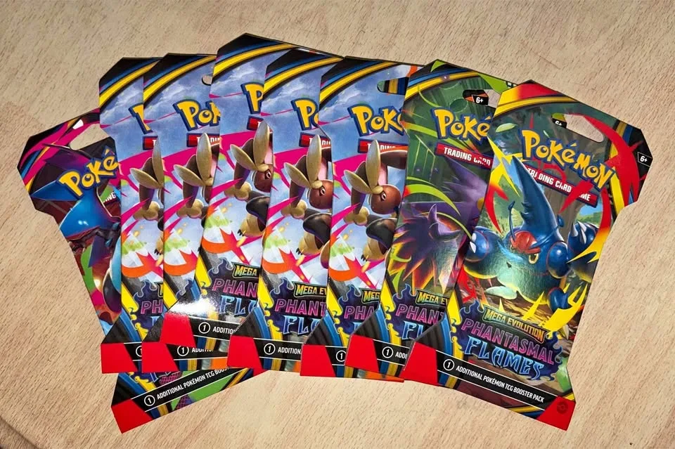Mega Evolution Phantasmal Flames Sleeved Booster Packs