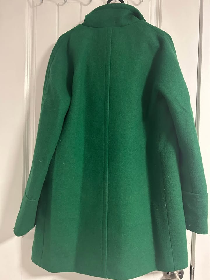 JCrew City Coat Emerald Green size 8 - photo 5