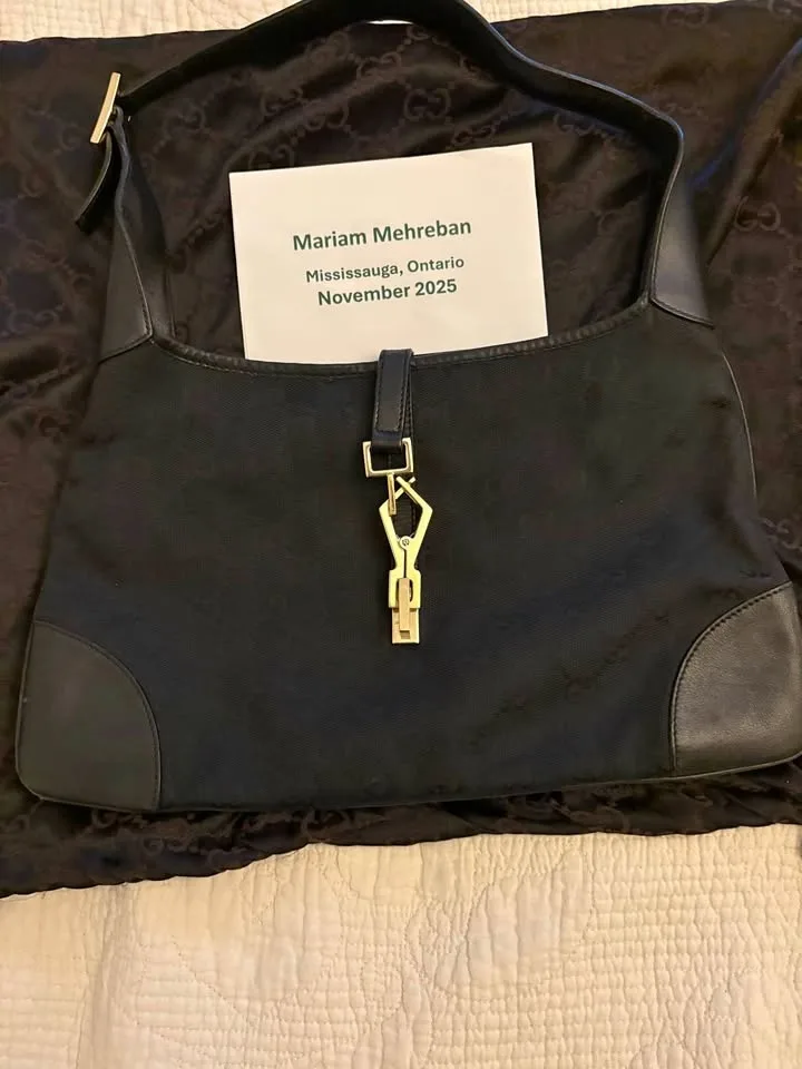 Gucci Jackie O GG Monogram Black Bag