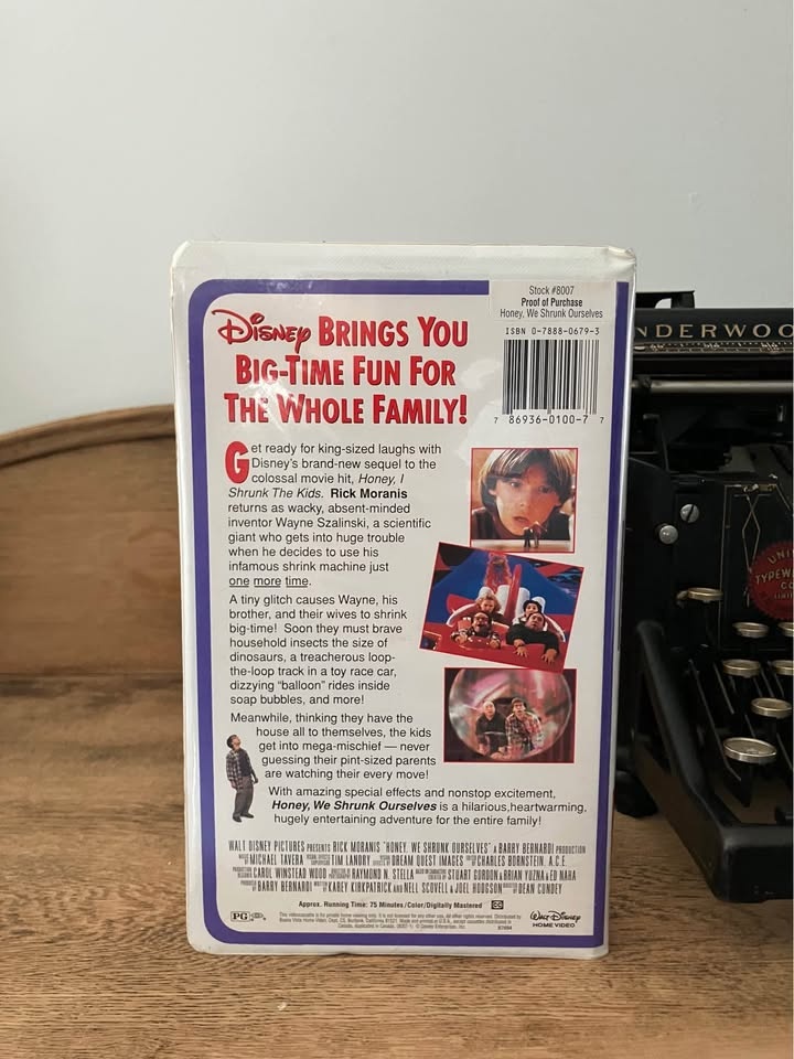 Disney Honey We Shrunk Ourselves VHS - photo 2