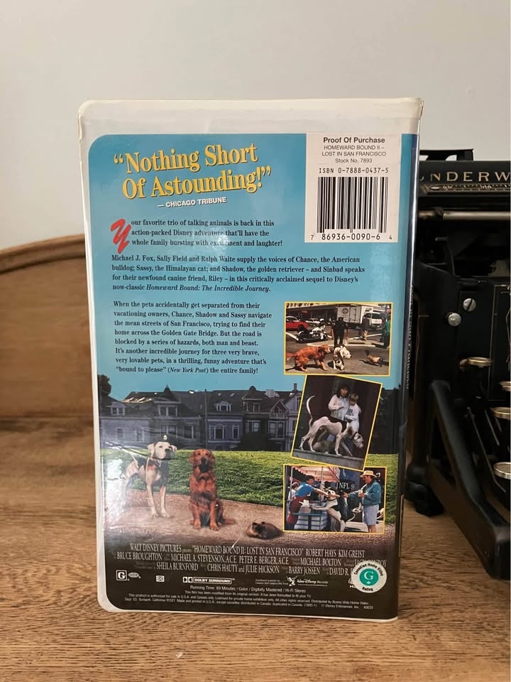 Disney Homeward Bound 2 VHS - photo 2