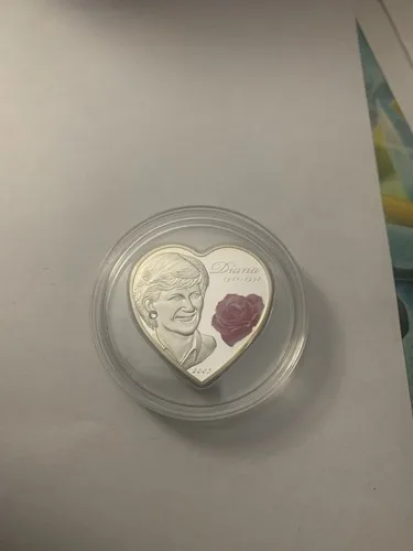 Princess Diana Cook Islands Heart Coin