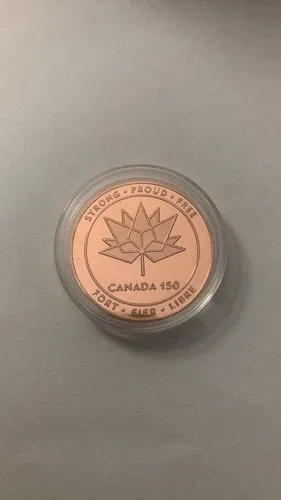 Commemorative Canada 150 Year Copper Coin