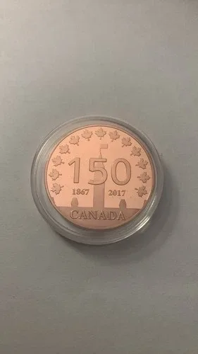Commemorative Canada 150 Year Copper Coin image indicator(2)