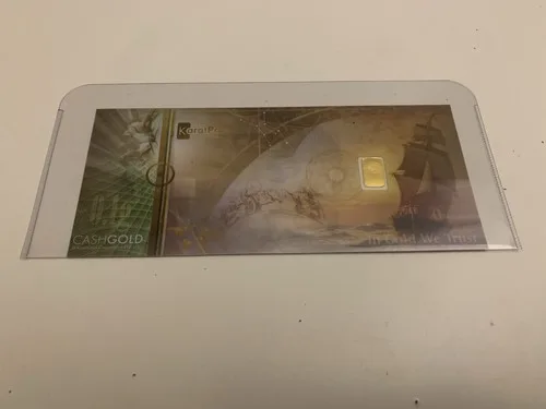 KaratPay 0.1 gram 999.9 fine gold CashGold