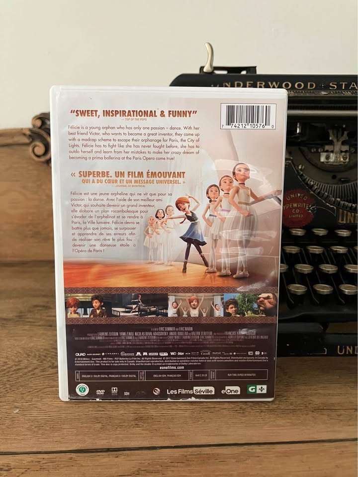 DVD Ballerina Elle Fanning Dane DeHaan Carly Rae Jepsen - photo 2