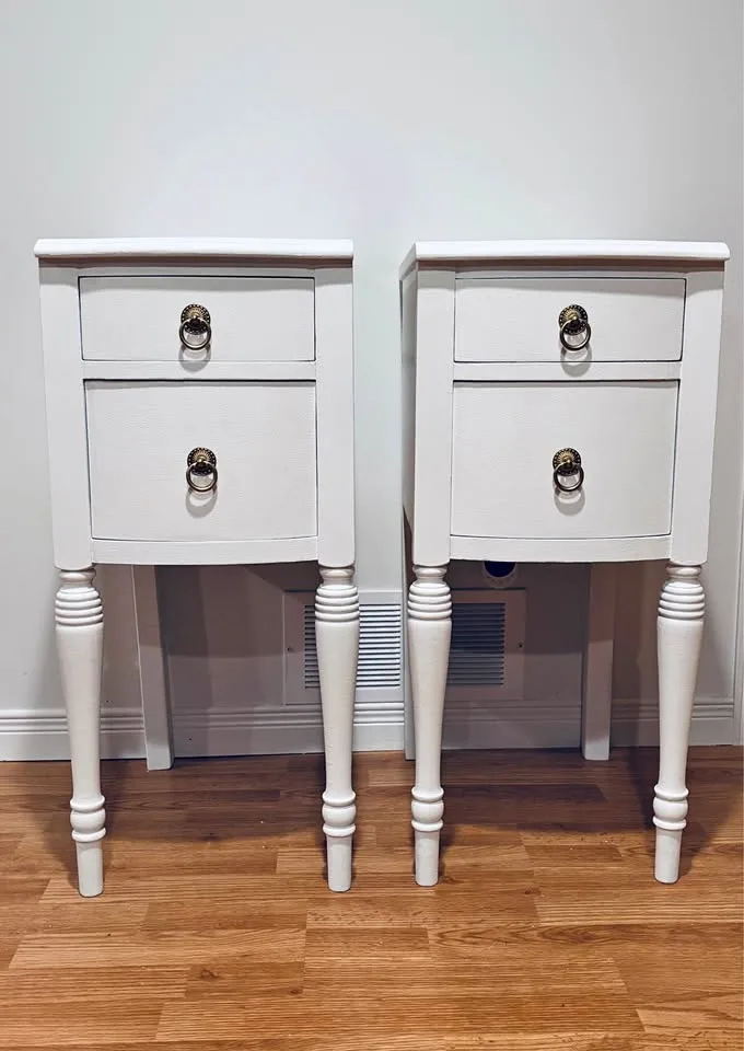 Antique wooden nightstands