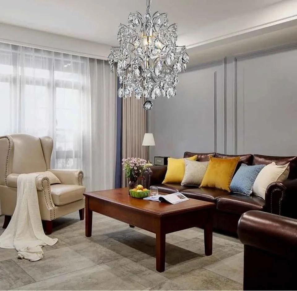 Bestier Crystal Raindrop Chandelier image indicator(3)