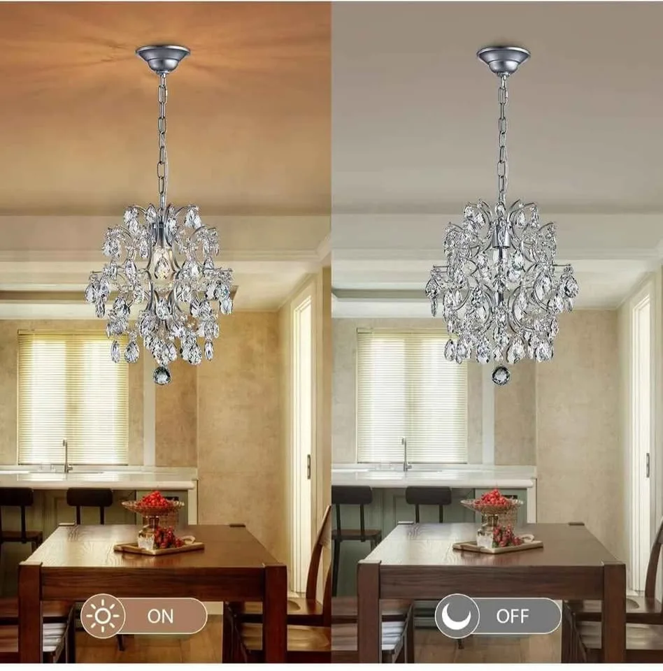 Bestier Crystal Raindrop Chandelier image indicator(5)