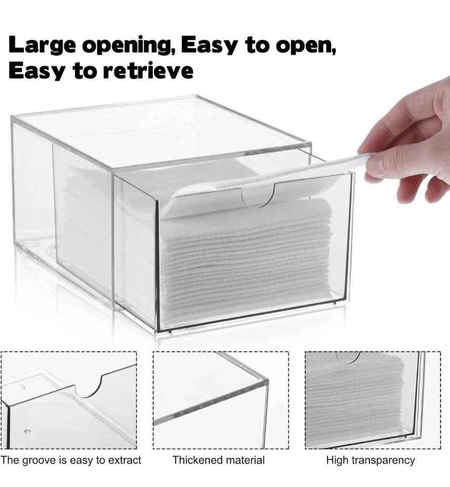 Face Towel Holder, Plastic Storage Box+Drawer - photo 3