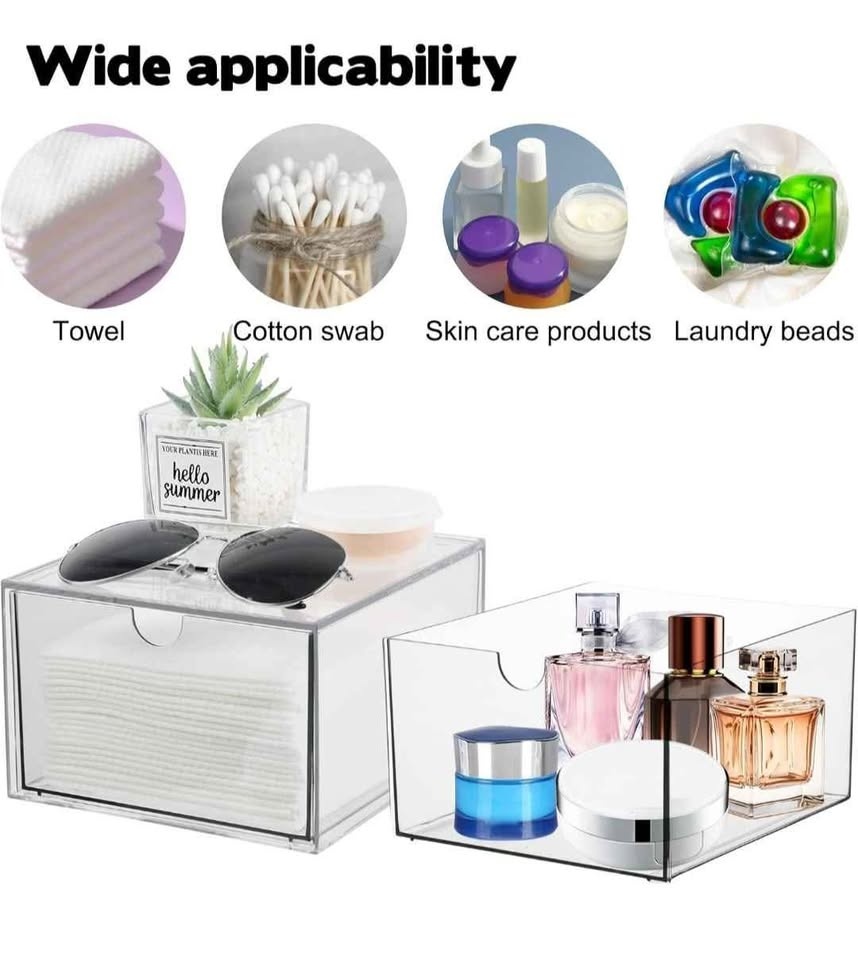 Face Towel Holder, Plastic Storage Box+Drawer - photo 4