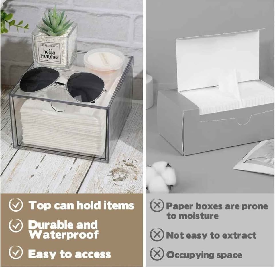 Face Towel Holder, Plastic Storage Box+Drawer - photo 5