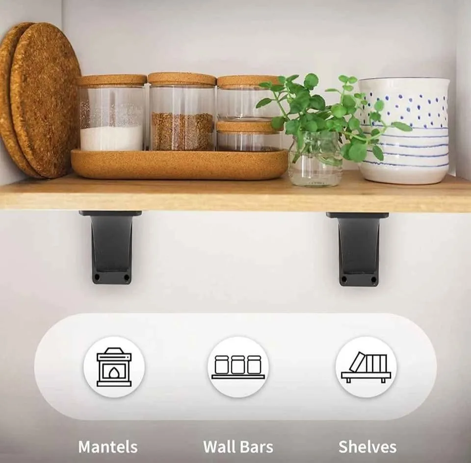 Shelf Brackets 10 x 12 x 2.5" Steel 450LBS Load Capacity image indicator(7)