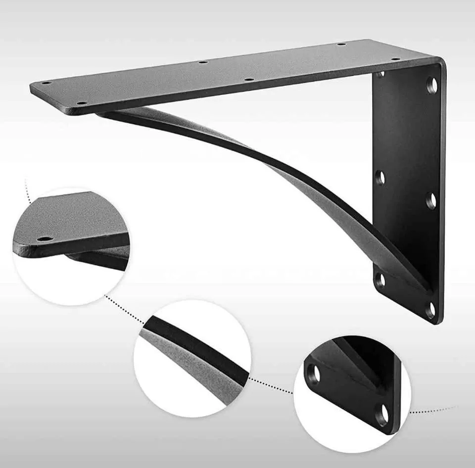 Shelf Brackets 10 x 12 x 2.5" Steel 450LBS Load Capacity image indicator(8)