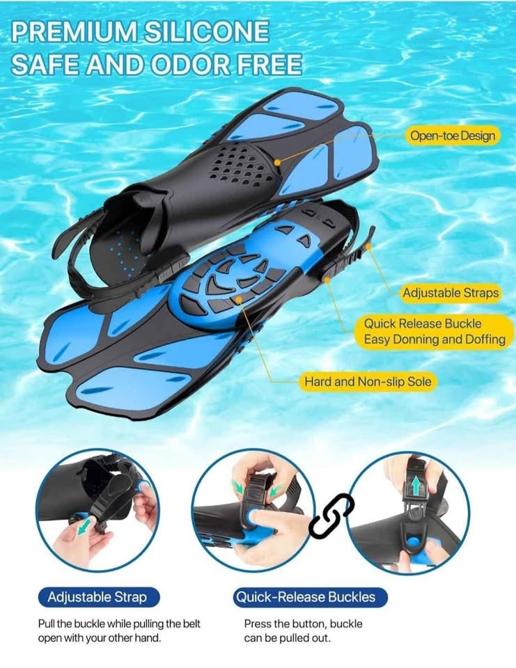 Snorkel Set Adult- 4 pcs Set, sizeS/M - photo 4
