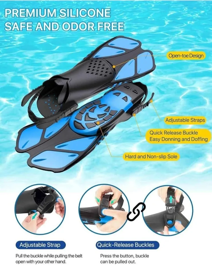 Snorkel Set Adult- 4 pcs Set, sizeS/M image indicator(4)