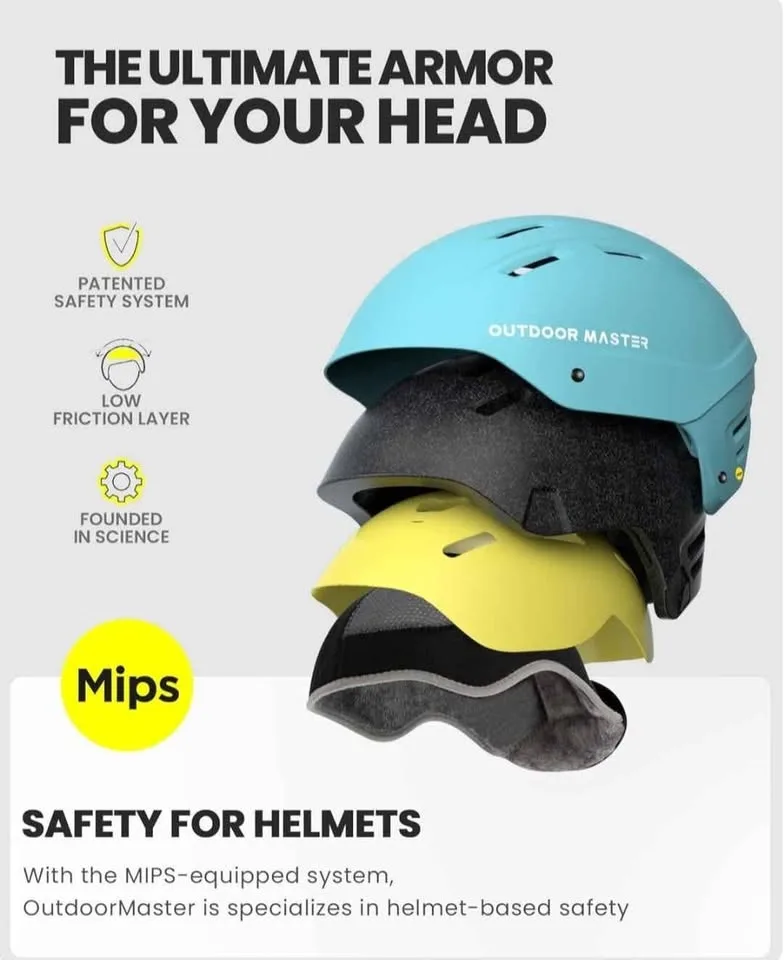 OutdoorMaster Ski/Snowboard Helmet - Kelvin, Size- Large image indicator(2)